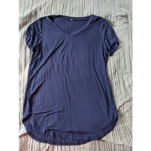 Blue V neck